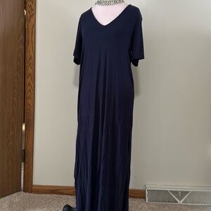 BODEN NWT knit maxi dress in navy size 14R